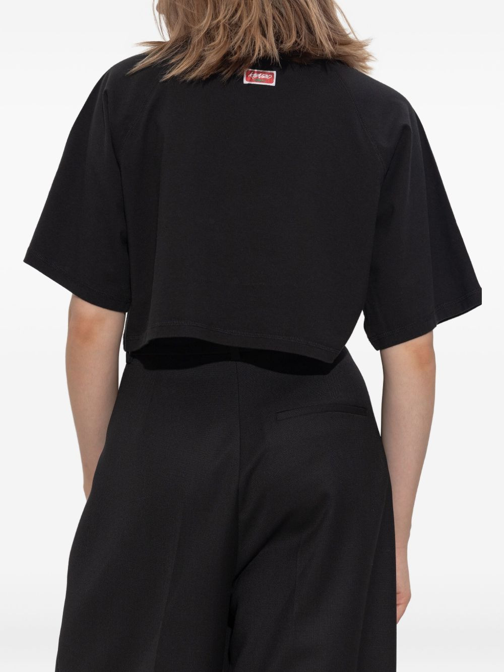 Boke Flower cropped T-shirt - 4
