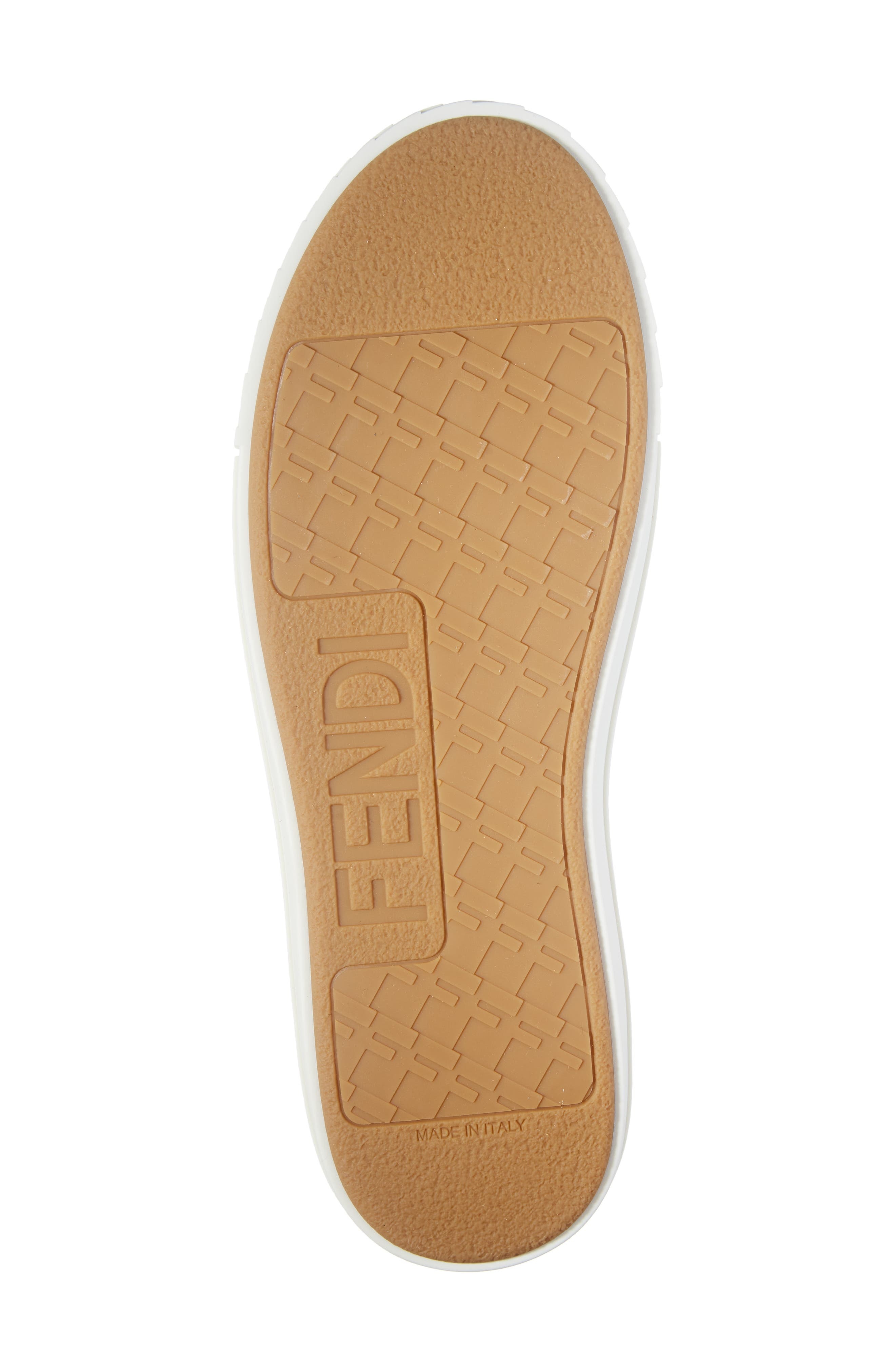 Fendi FF Domino Low Top Sneaker in Brown/Black at Nordstrom - 6