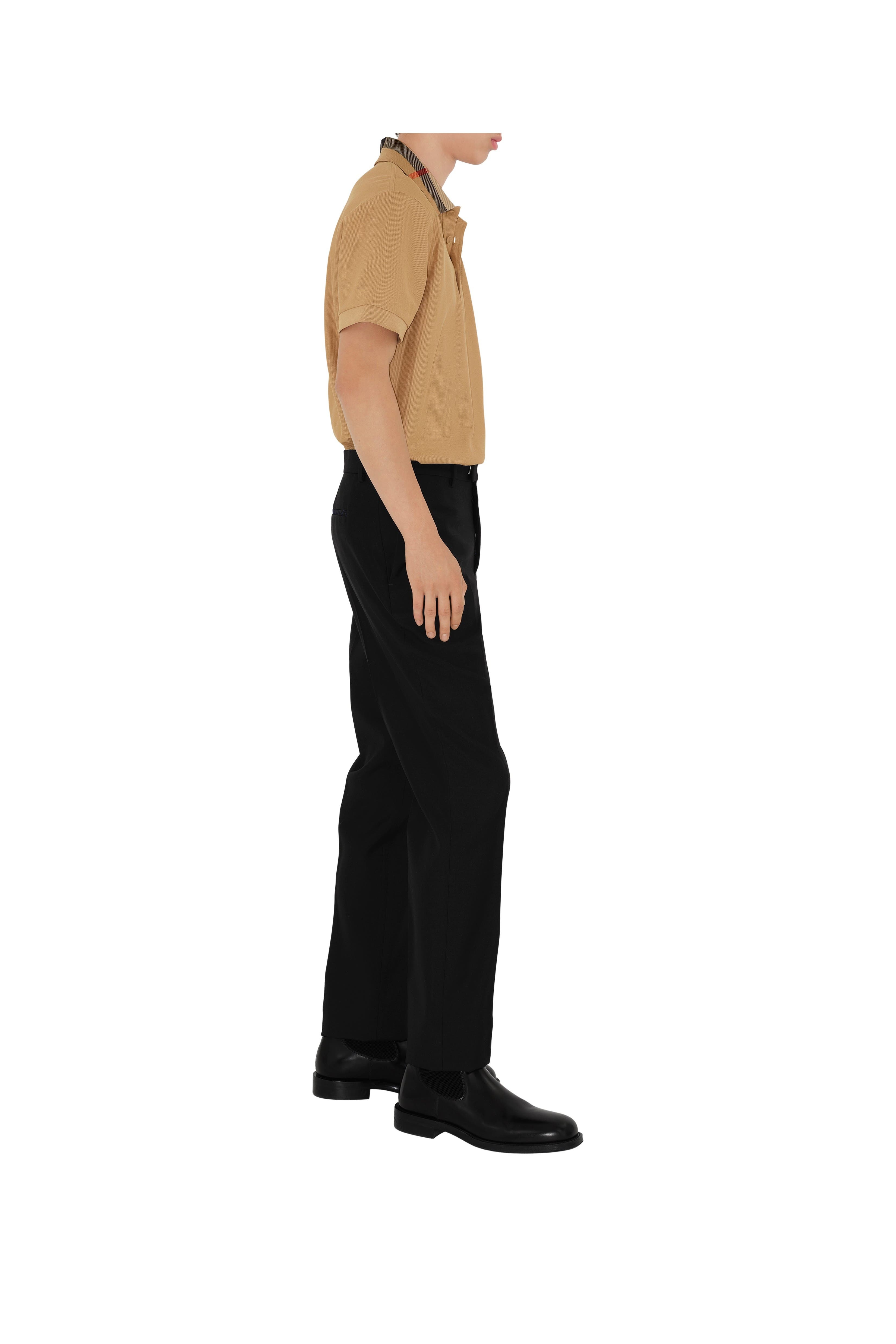 burberry Cotton Polo Shirt in Beige at Nordstrom - 3