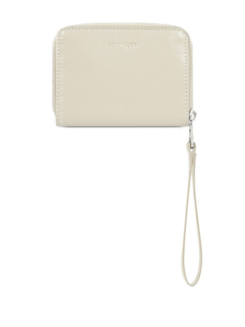 courrèges zipped compact wallet outlook