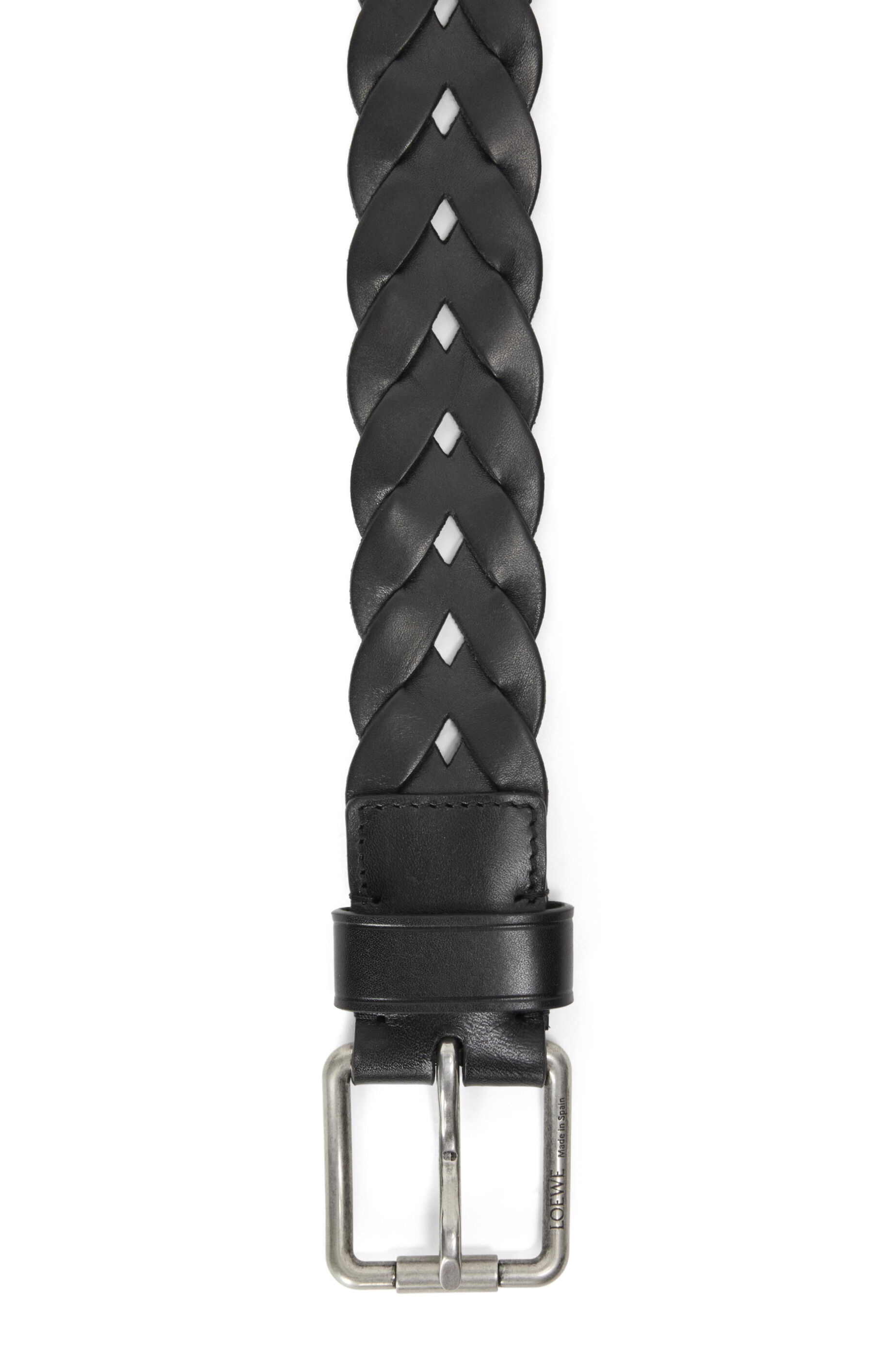 Roller Curve woven belt in vegetable-tanned calfskin - 2