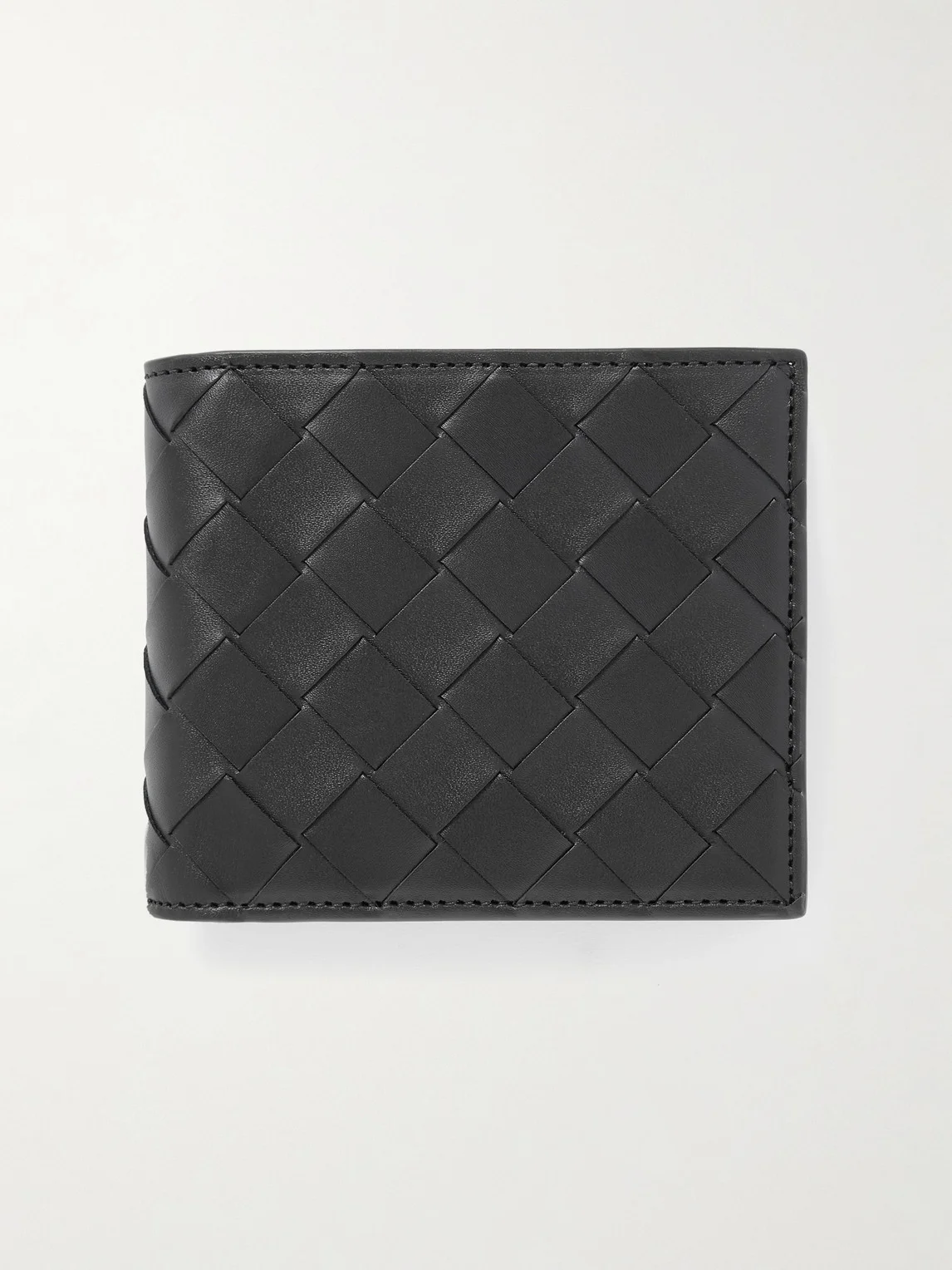 Intrecciato Leather Billfold Wallet - 1