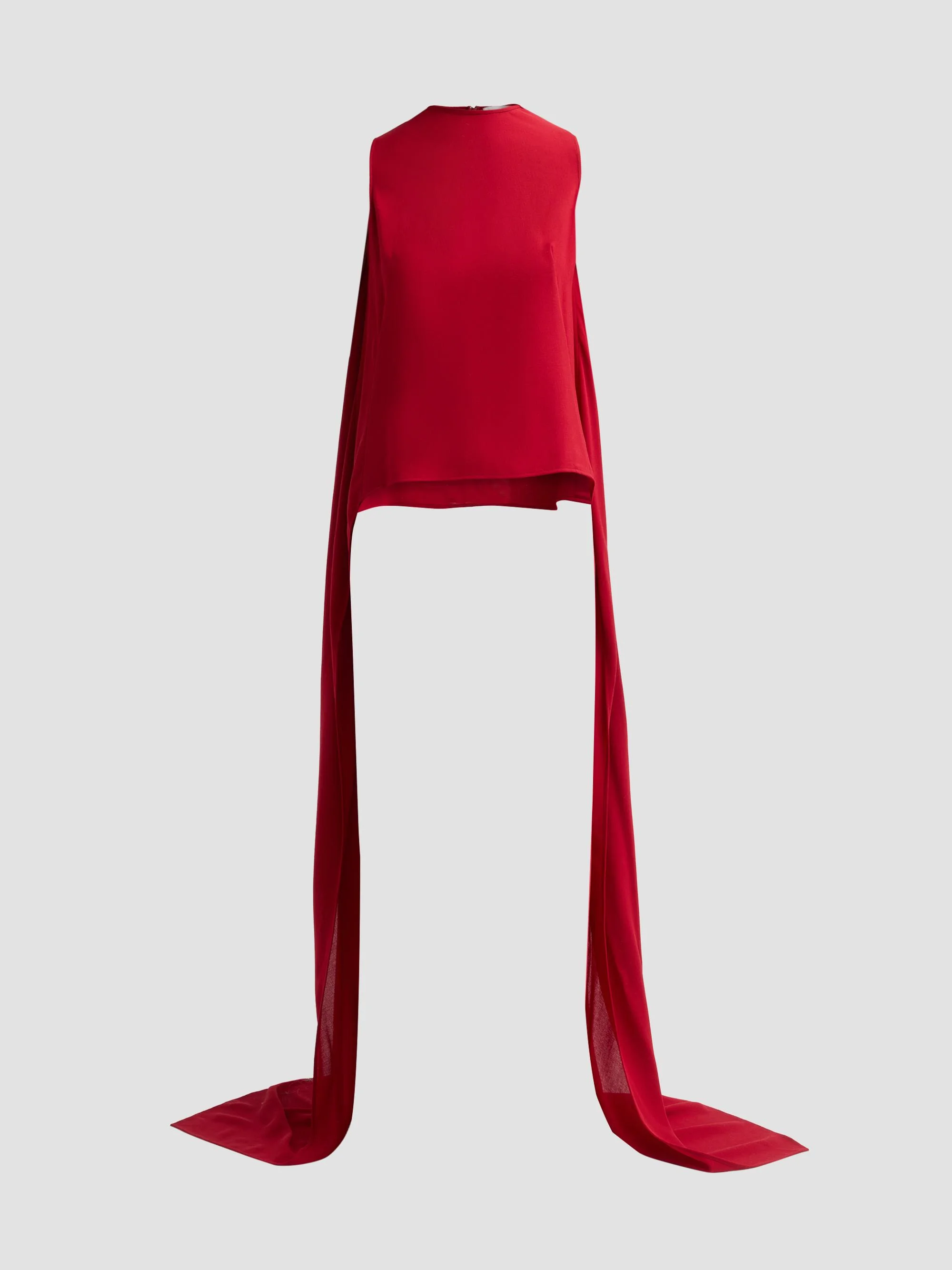 Women's Opera Wool Blouse - Ruby - 1