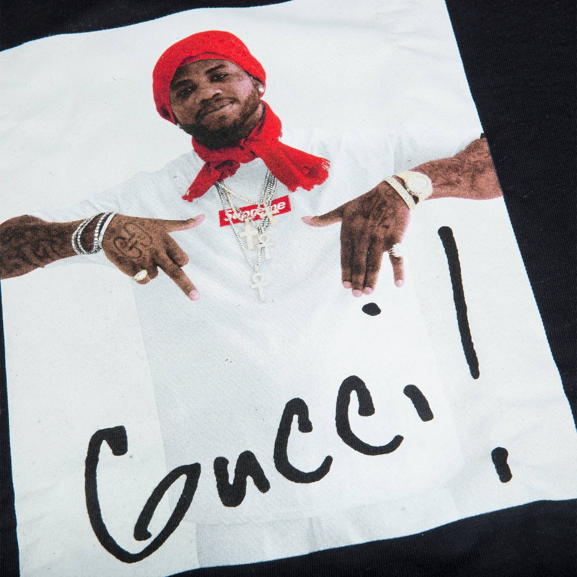 Supreme Gucci Mane T-Shirt 'Black' - 3