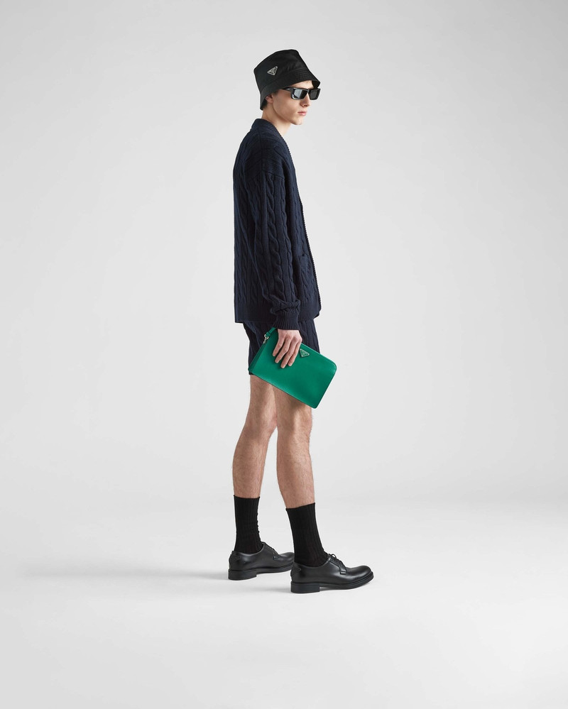 Prada Saffiano leather pouch outlook