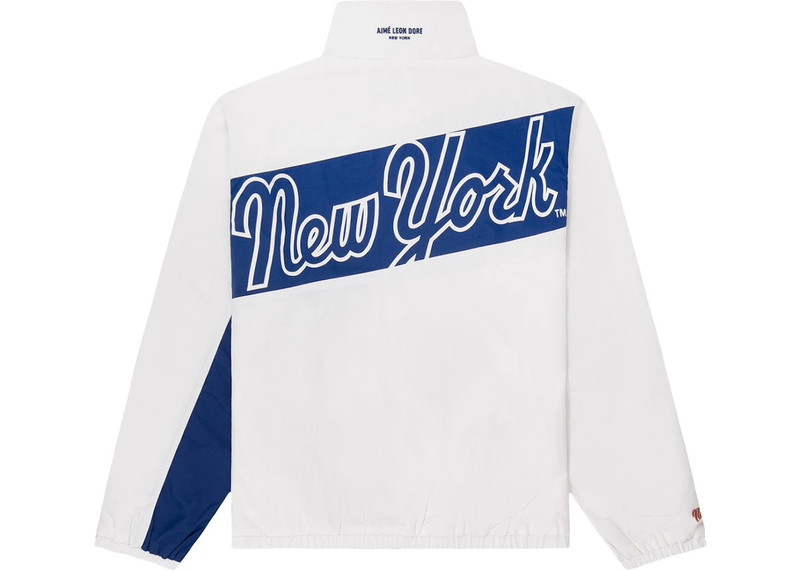 AIMÉ LEON DORE Aime Leon Dore x New York Mets Colorblock Windbreaker White outlook
