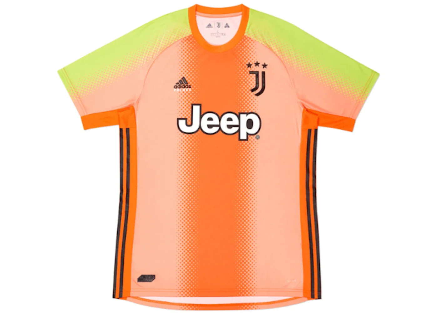 Palace Adidas Palace Juventus Fourth Goalkeeper Jersey Orange/Slime - 1