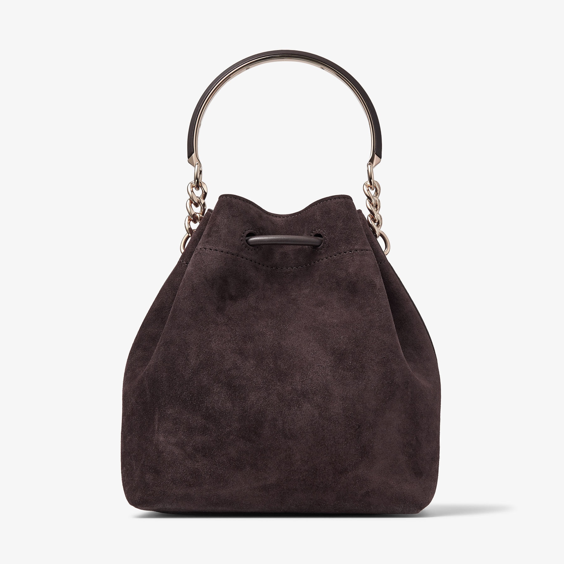 Bon Bon Bucket
Coffee Suede Bucket Bag - 8