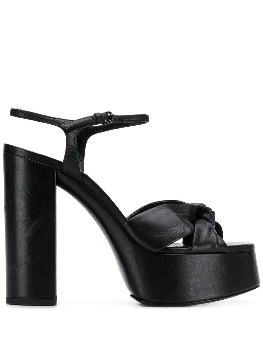 knot detail 145mm platform sandals - 1