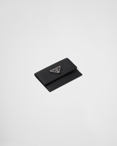 Prada Saffiano leather card holder outlook