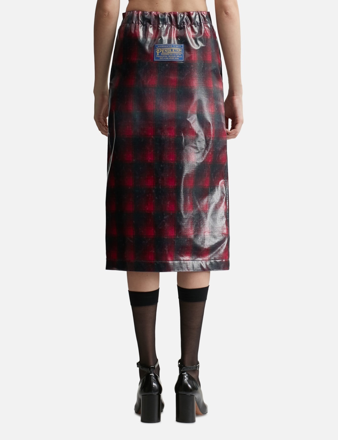 PENDLETON LACQUER SKIRT - 3