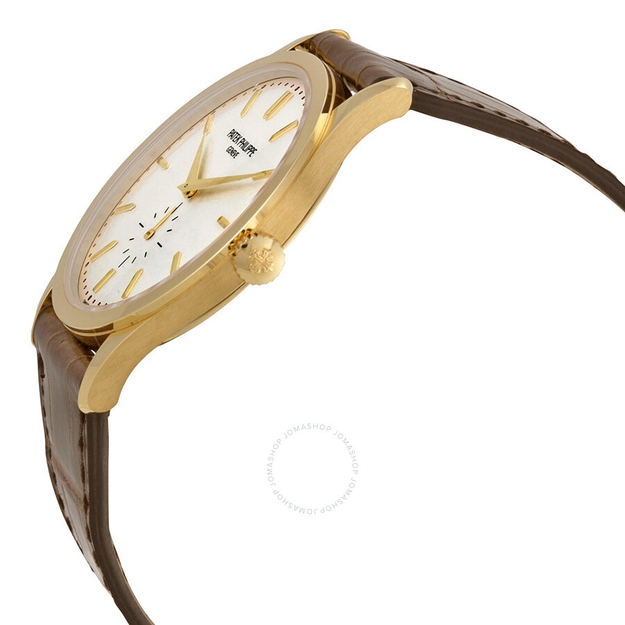 Pre-owned Patek Philippe Calatrava Opaline White Dial Men's Watch 5196J-001 - 2