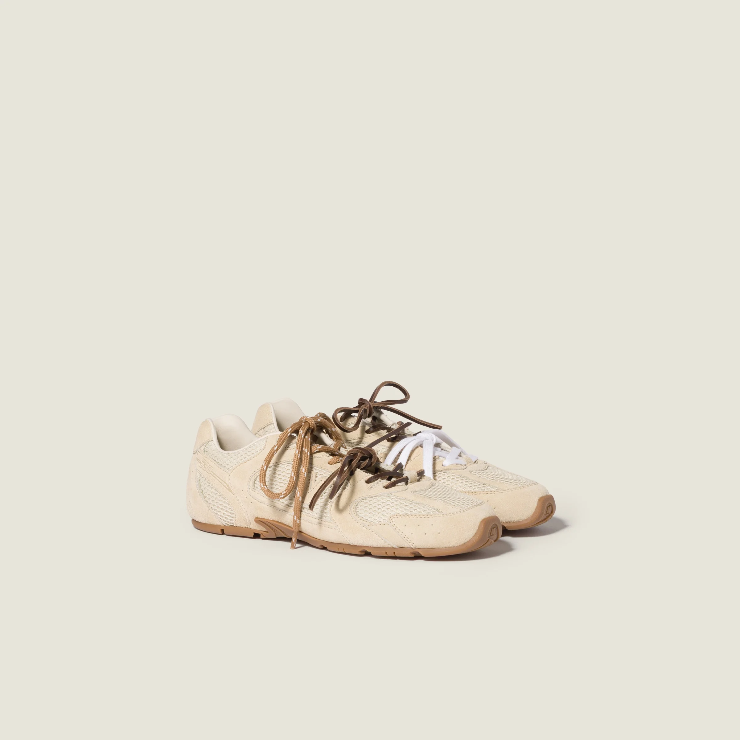 New Balance X Miu Miu 530 SL suede and mesh sneakers - 1