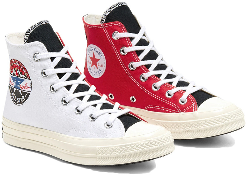 Converse Converse Chuck 70 Hi Logo Play White University Red outlook