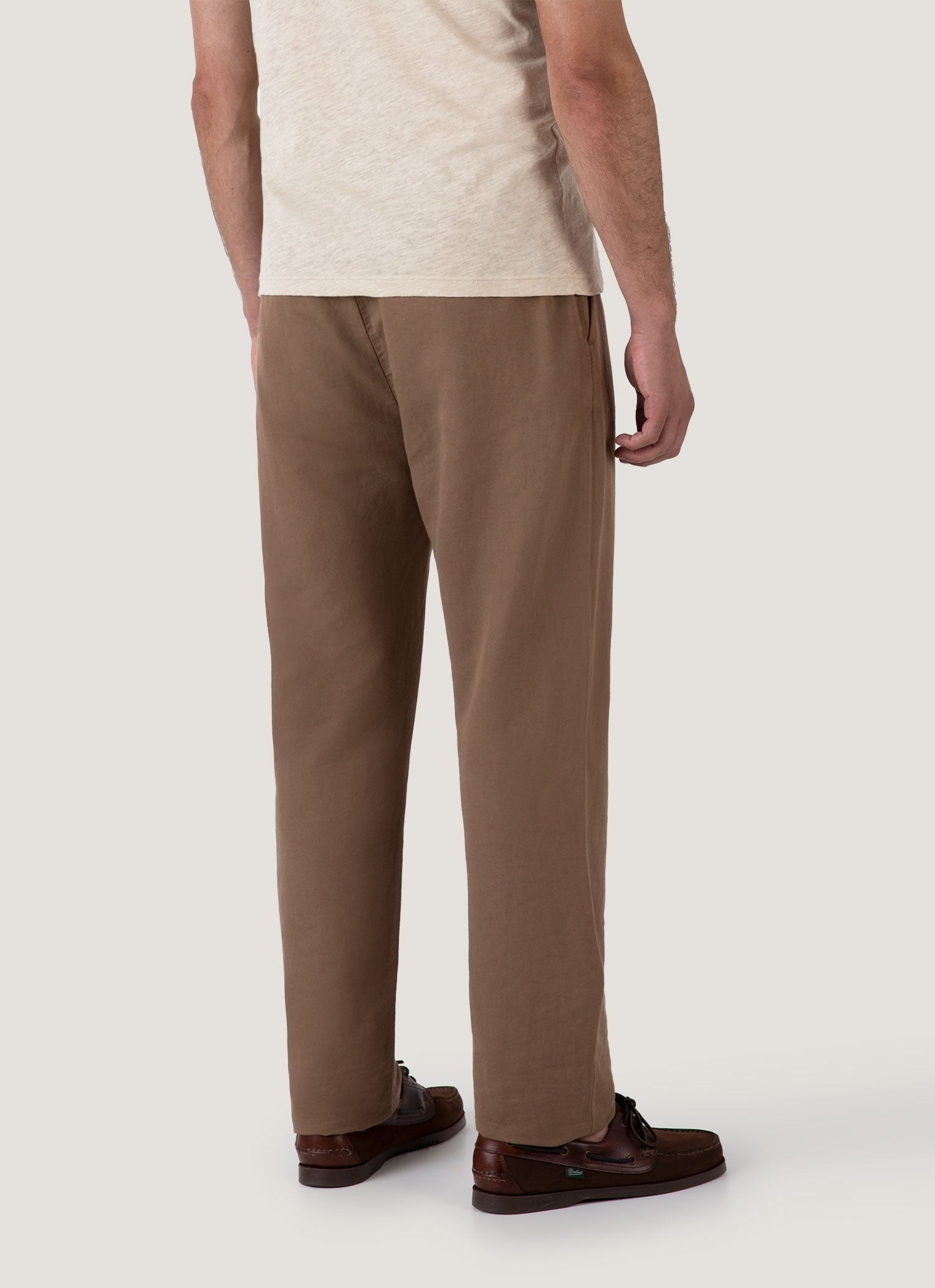 Cotton Linen Drawstring Trouser - 5