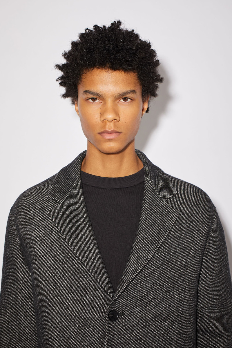 Double face coat - Black 4