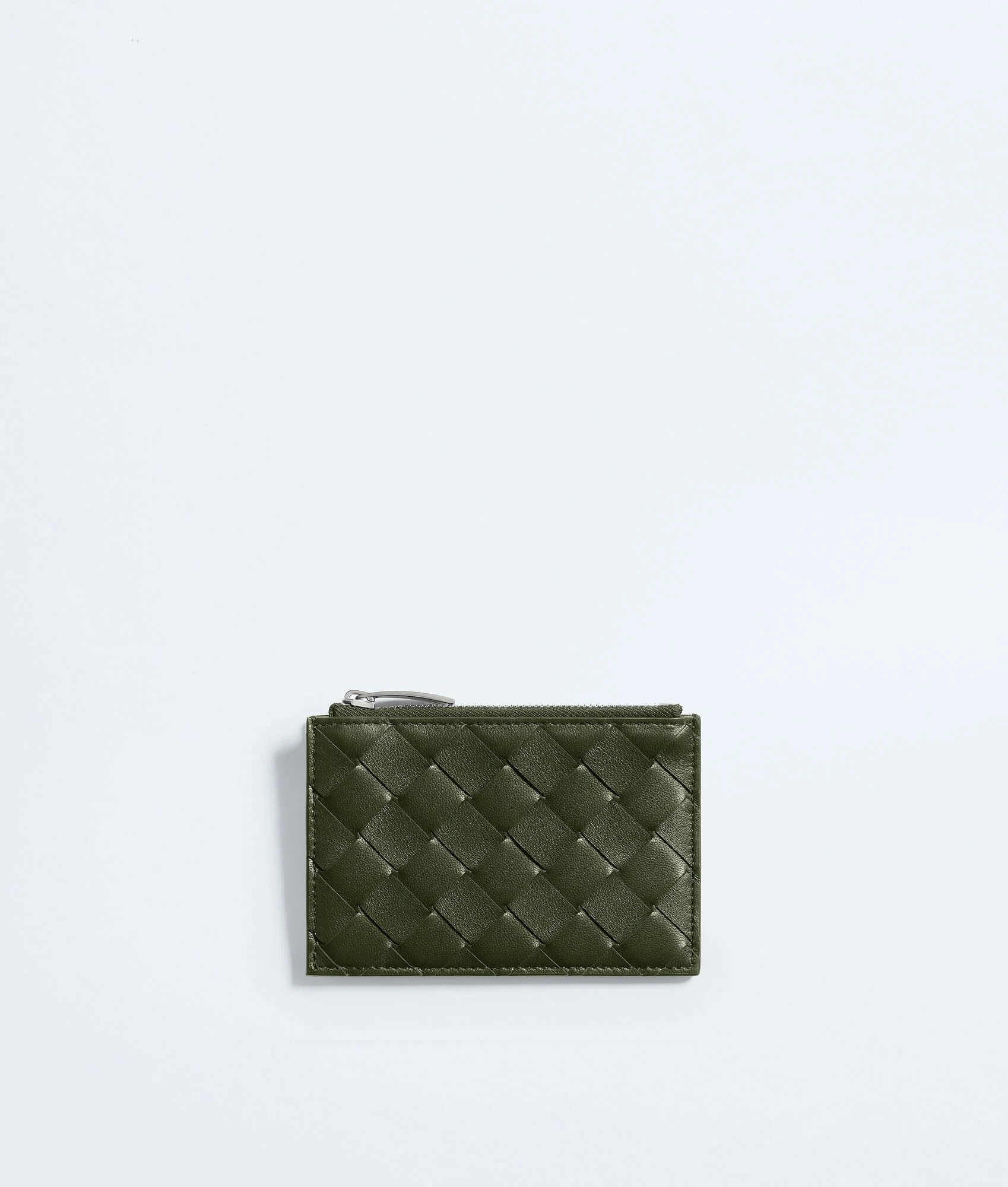 Intrecciato Zipped Card Case - 1