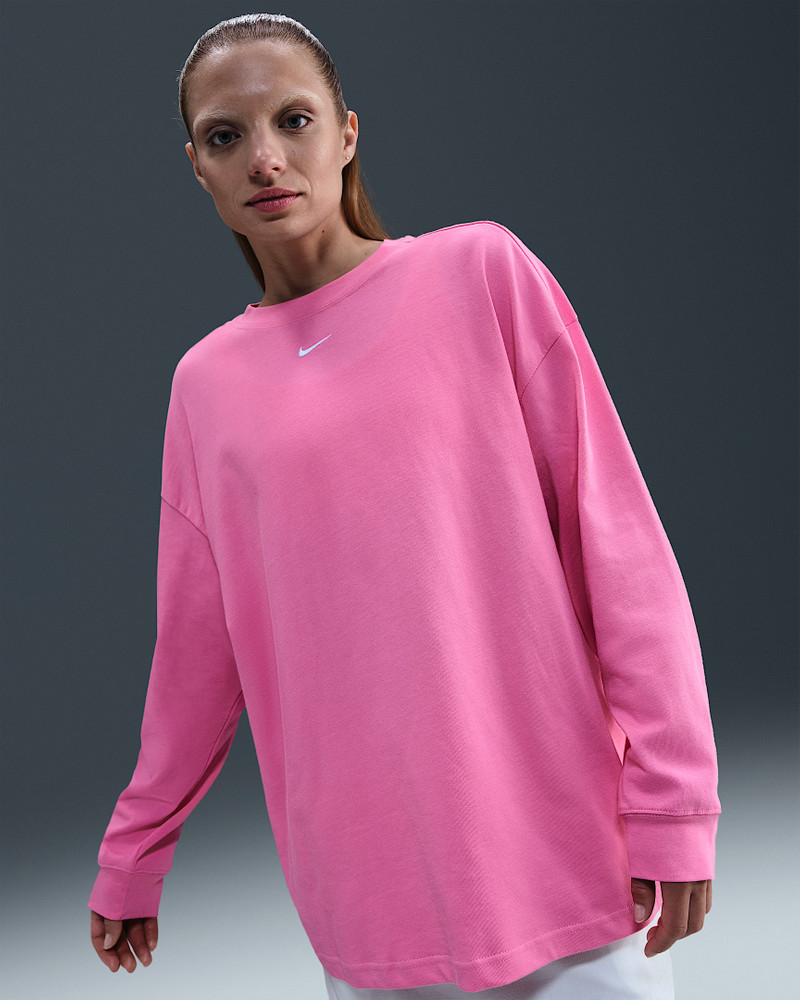 Nike Sportswear Essential Women's Oversized Long-Sleeve T-Shirt 1