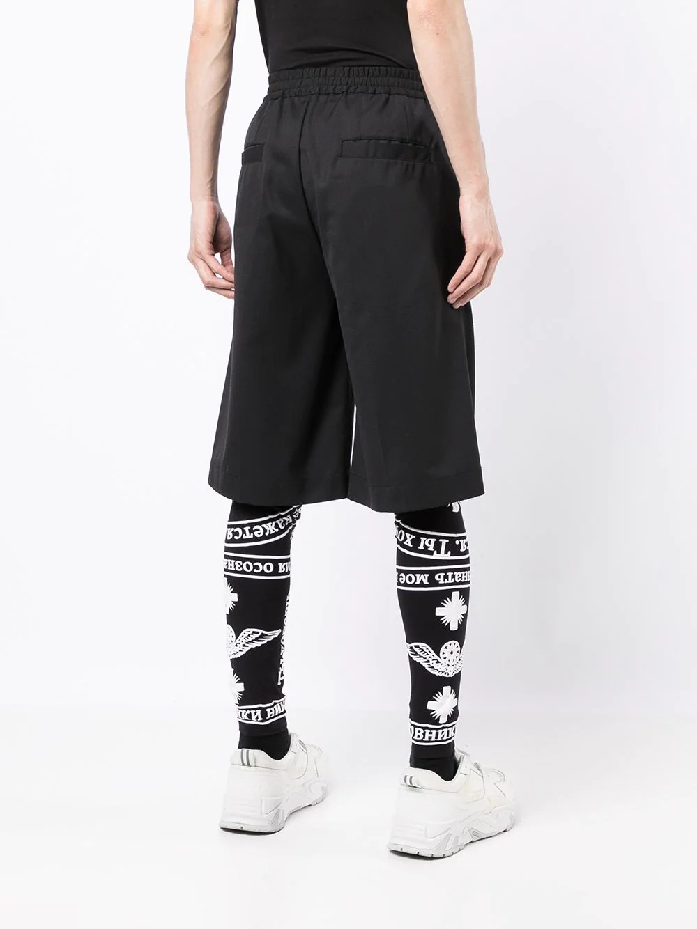church print leggings - 5