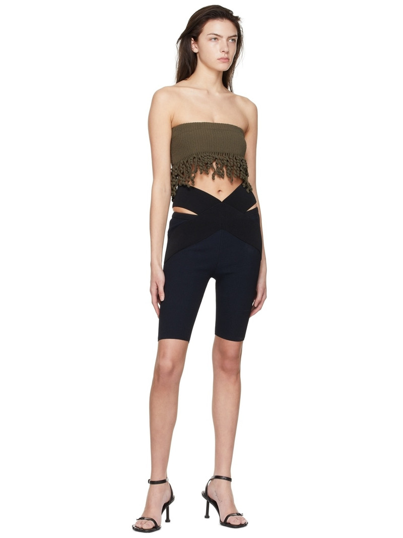 Dion Lee Green Cotton Bandeau outlook