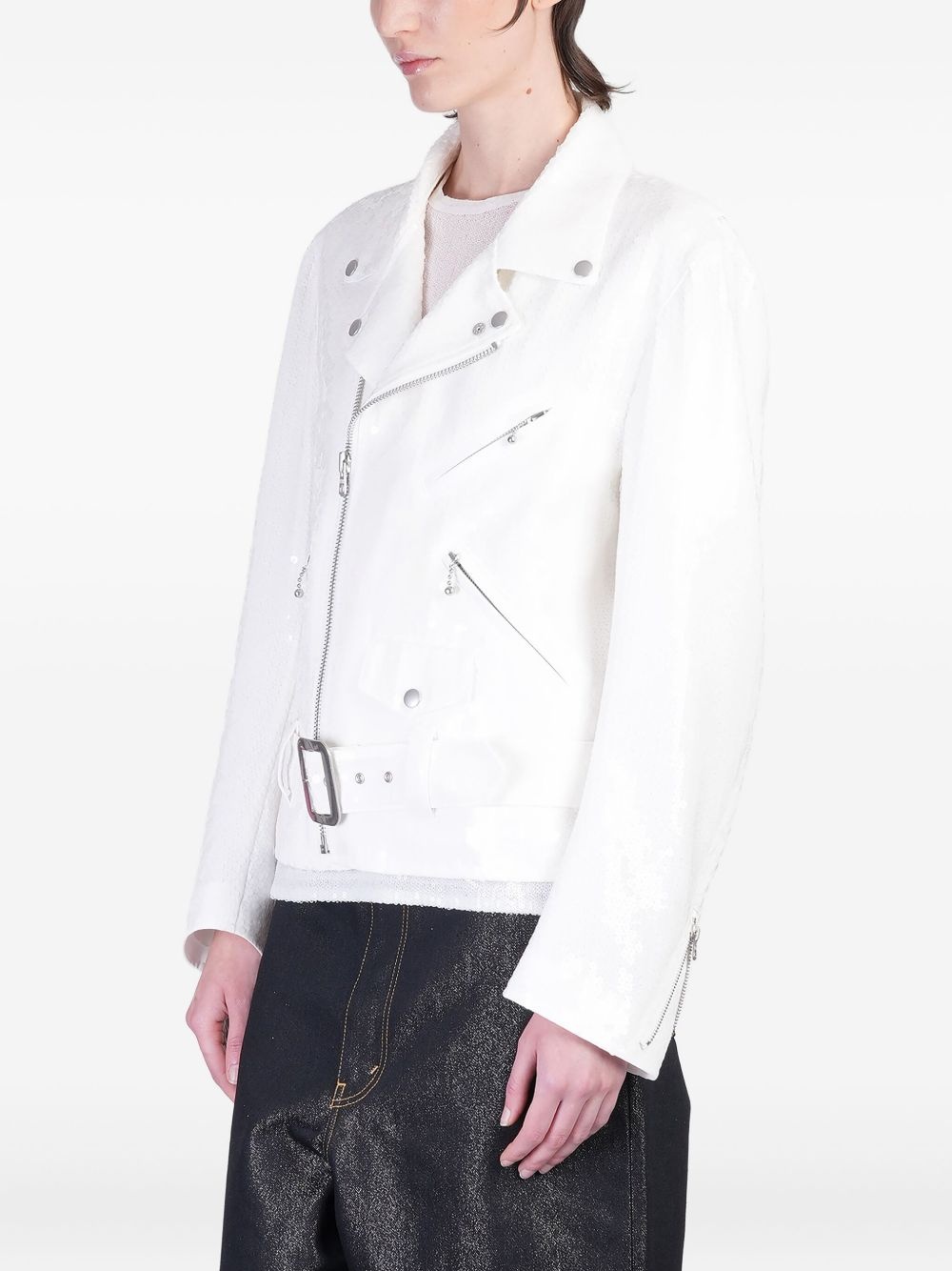 leather biker jacket - 3