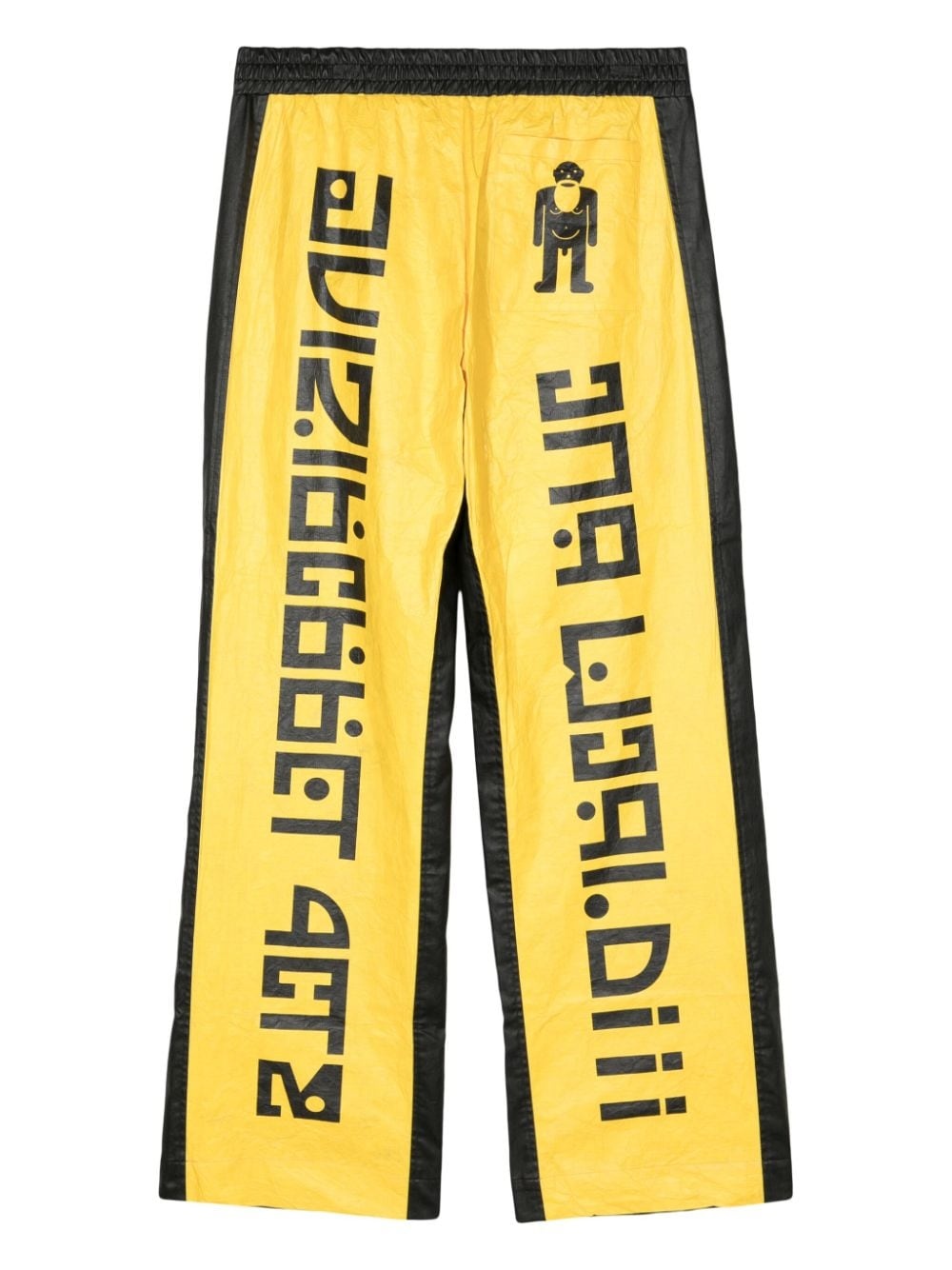 graphic-print elasticated-waist trousers - 2
