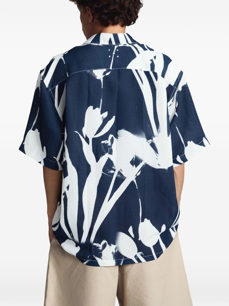 tulip print short sleeve shirt 3