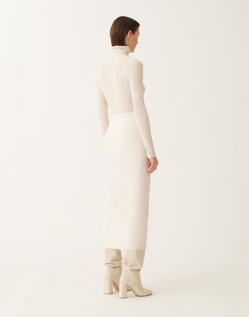 Wrap skirt in Platinum 4
