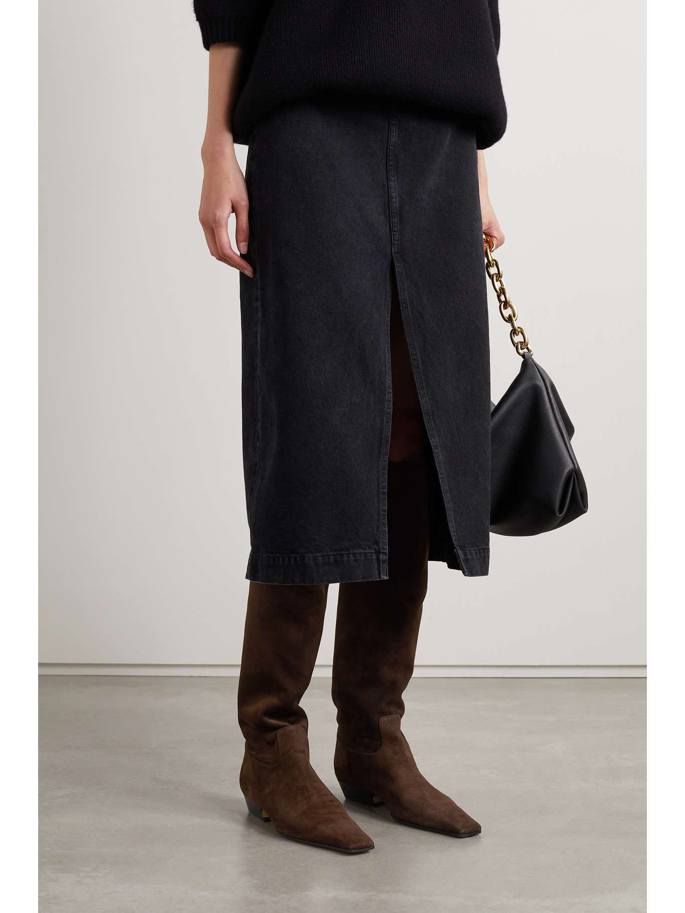 Marfa suede knee boots - 2
