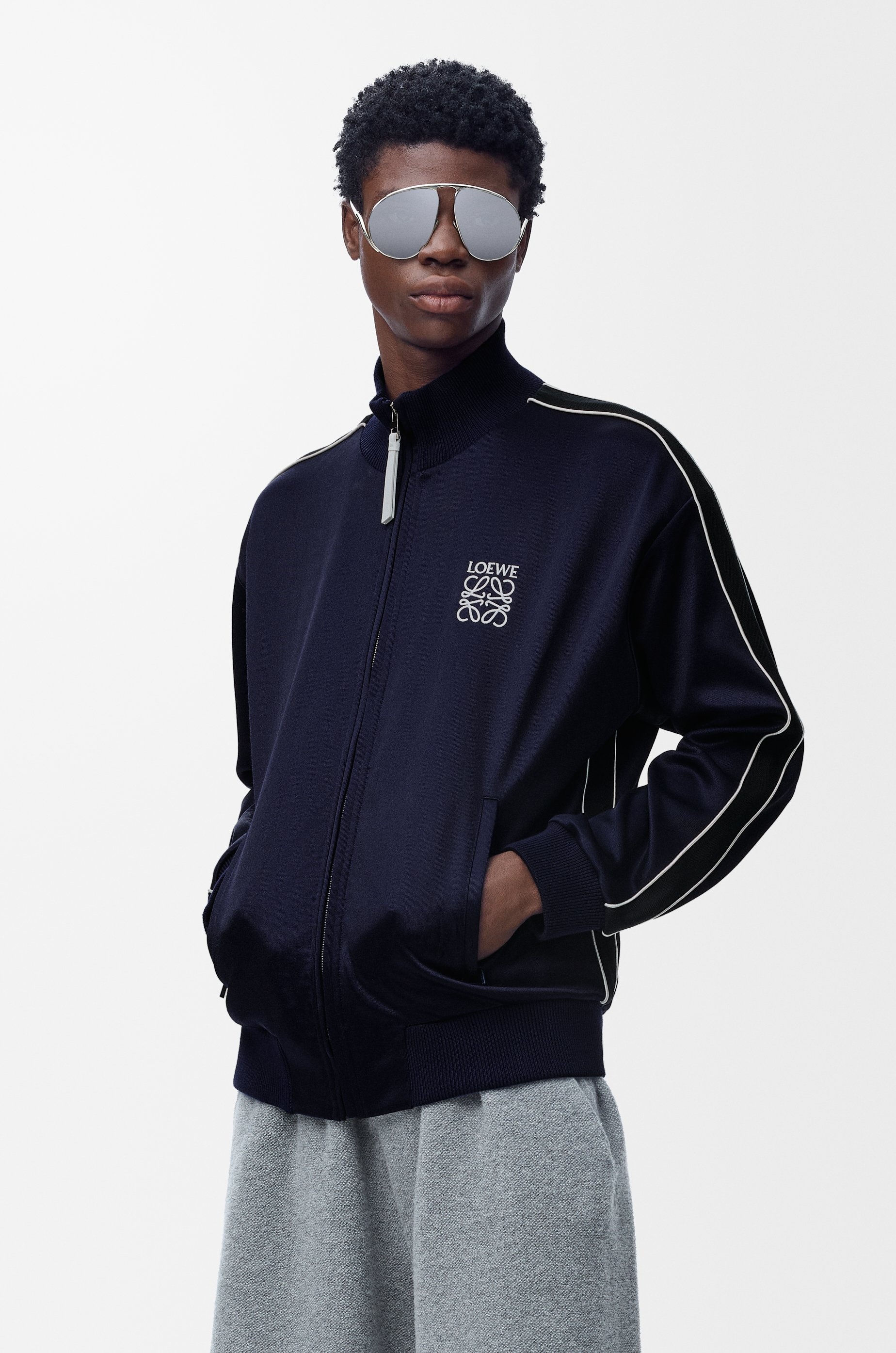 Tracksuit jacket in technical jersey - 3
