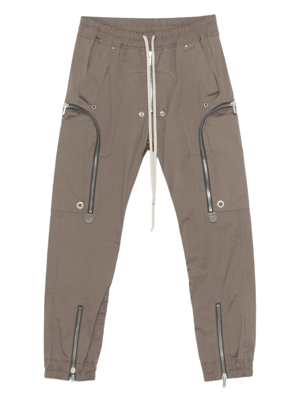 zip-pocket cargo trousers - 1
