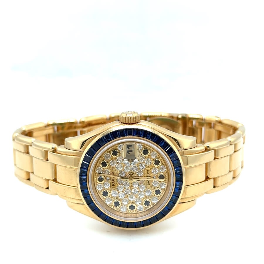 Pre-owned Rolex Pearlmaster Automatic Diamond Ladies Watch 69308 - 5