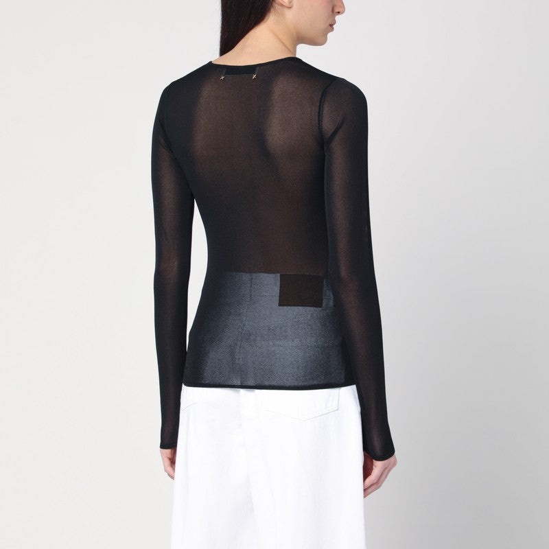 Golden Goose Black Semi-Transparent Sweater Women - 2