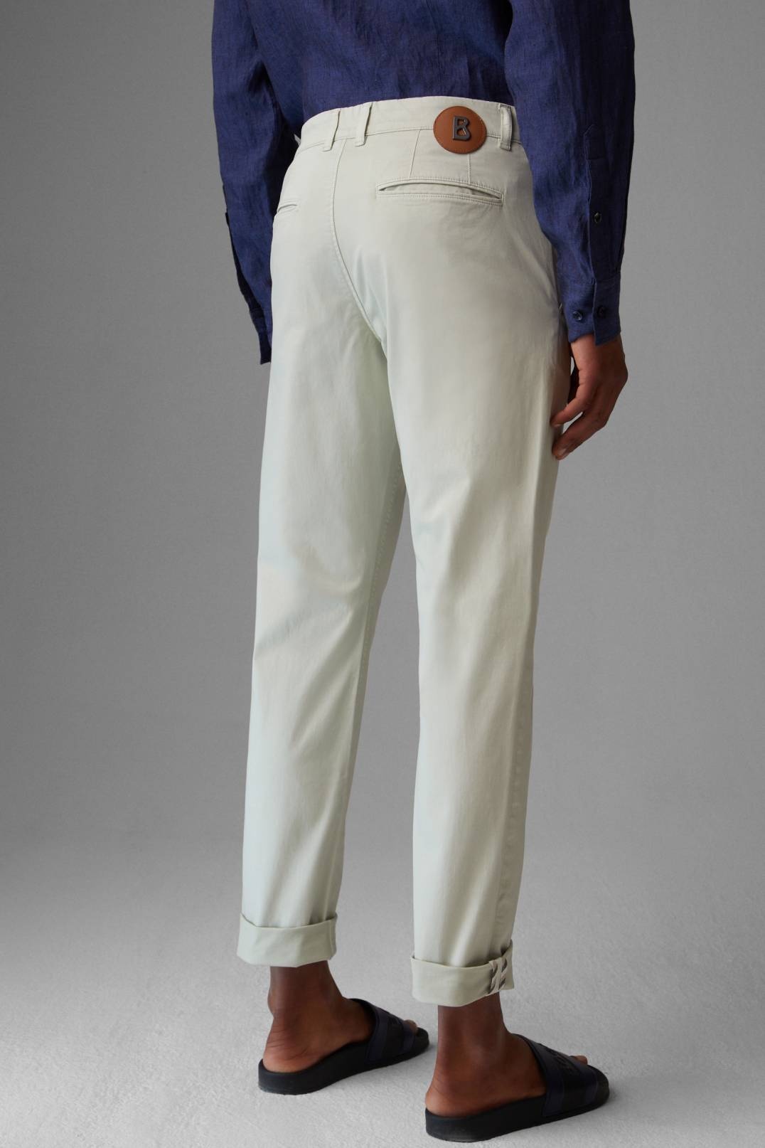 NIKO CHINOS IN LIME GREEN - 3