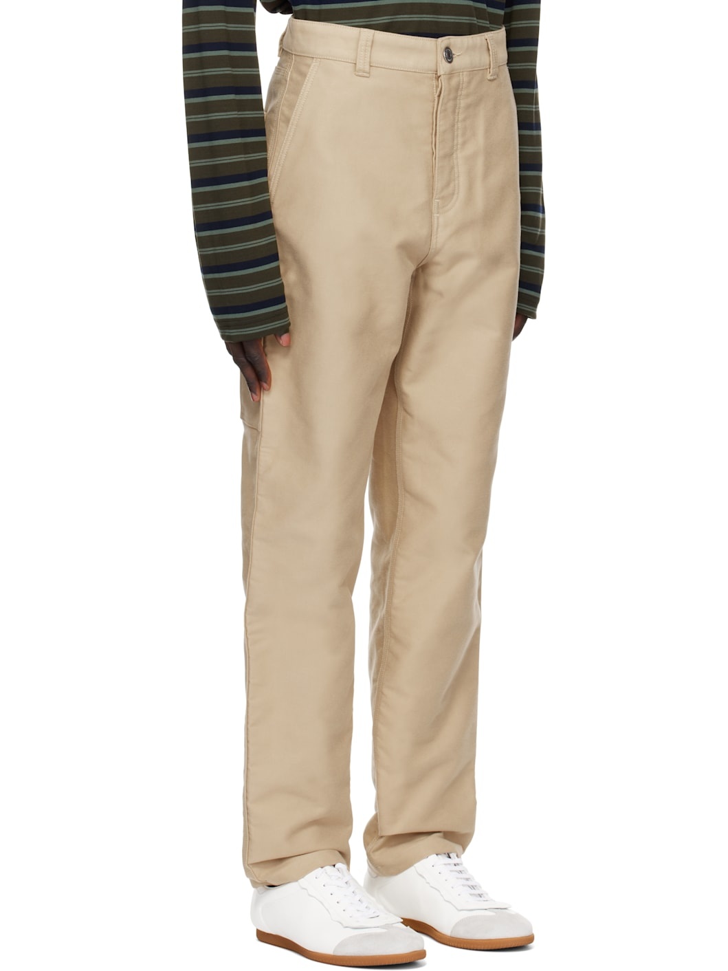 Beige Worker Trousers - 2