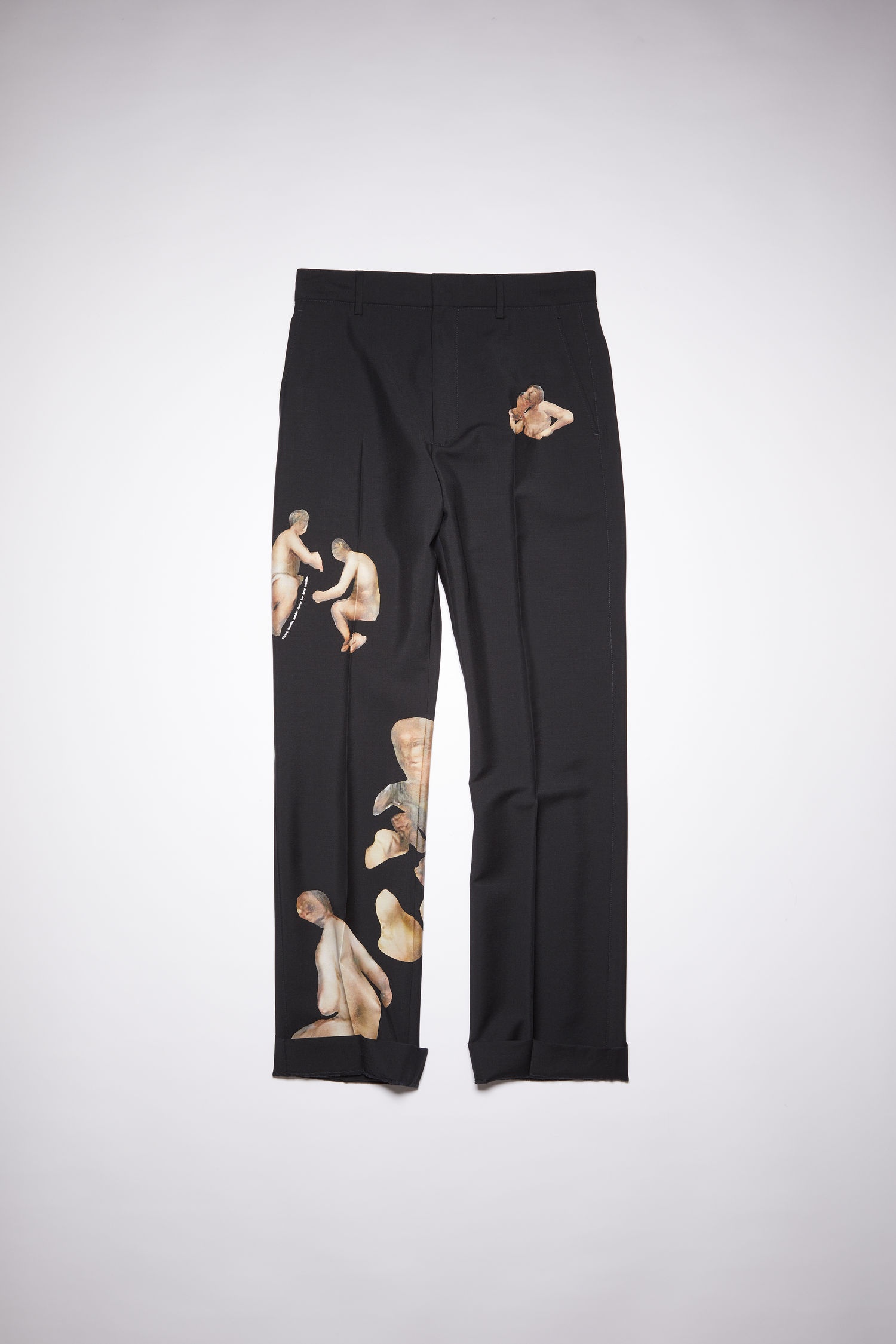 Printed Suit trousers - Black - 5