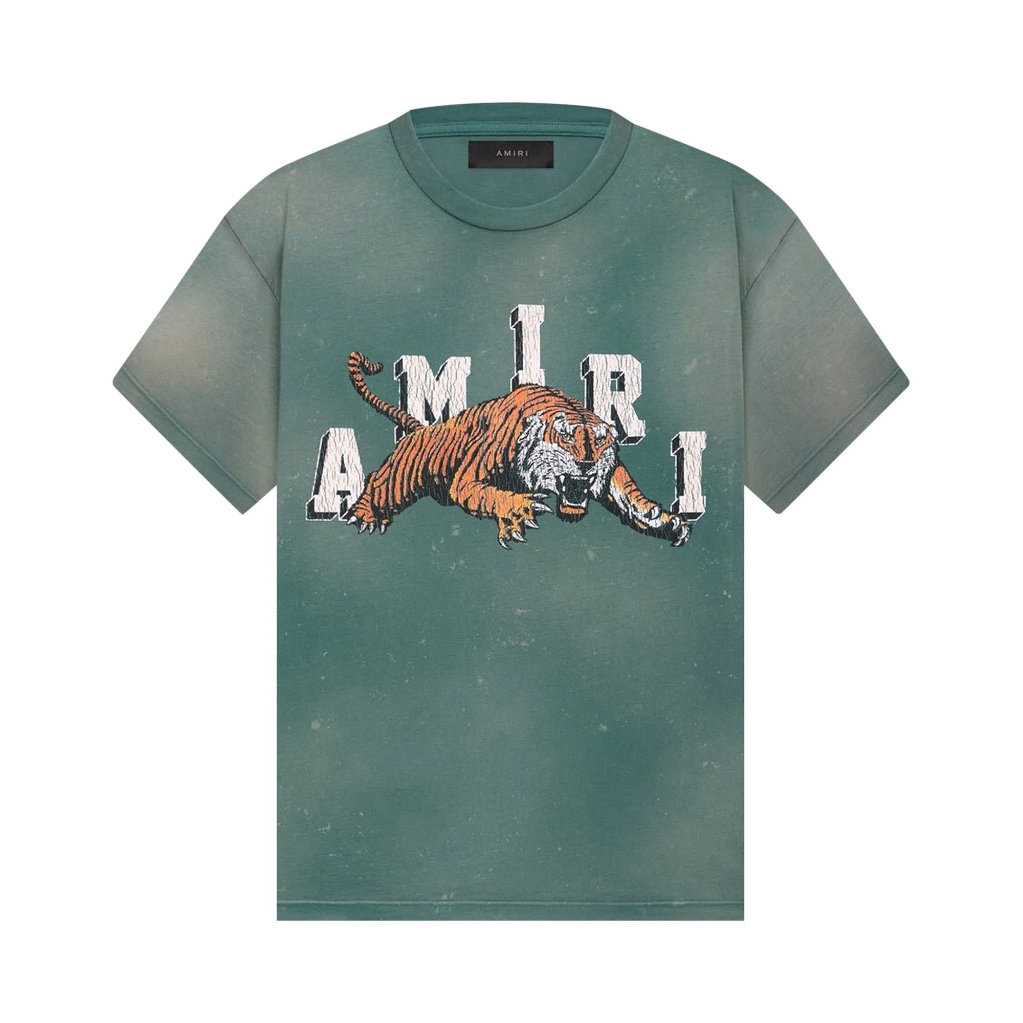 Amiri Vintage Tiger Tee 'Green' - 1