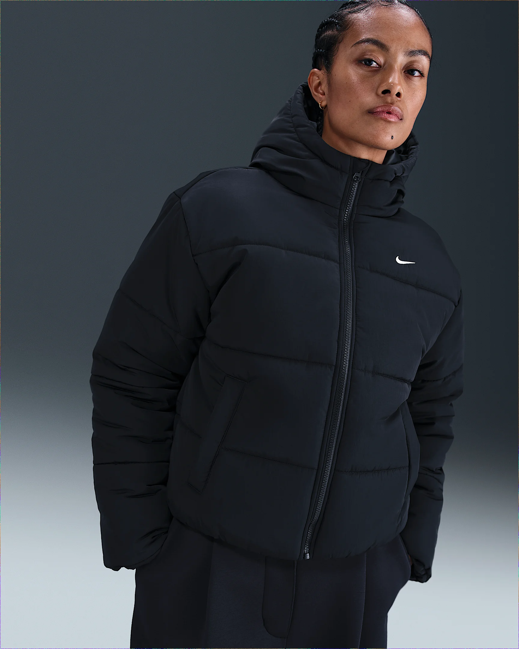 Nike Sportswear Classic Women's Therma-FIT Loose Shine Down Puffer - 1