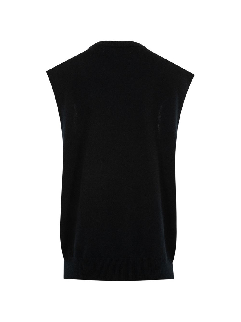 extreme cashmere Bos knitted sweater vest outlook