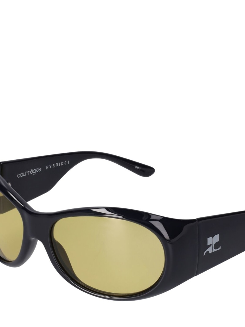 Hybrid 01 round acetate sunglasses - 4