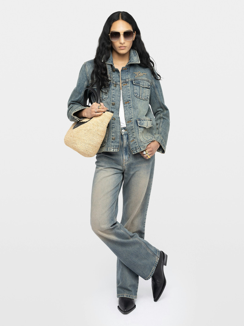 Zadig & Voltaire Lienna Denim Jacket outlook