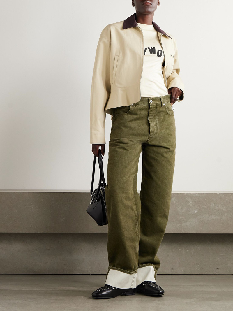 JW Anderson Cotton-canvas jacket Beige outlook