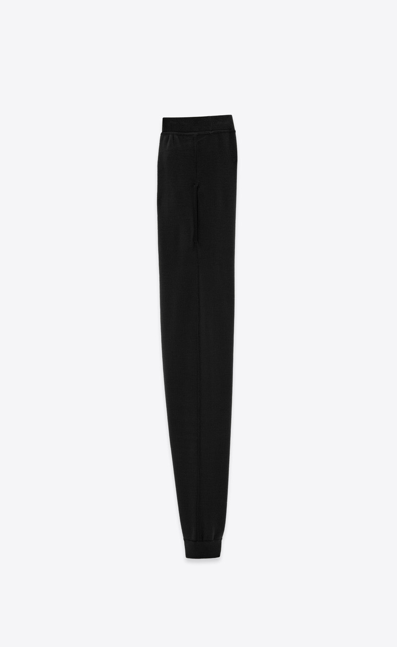 SAINT LAURENT sweatpants in wool outlook