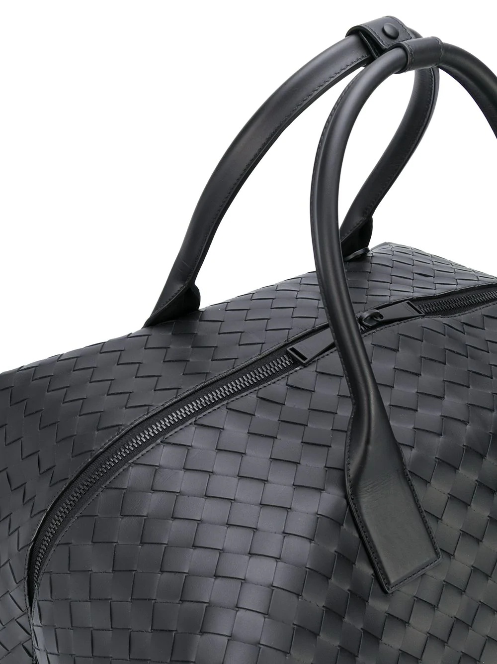 maxi Intrecciato leather holdall - 4