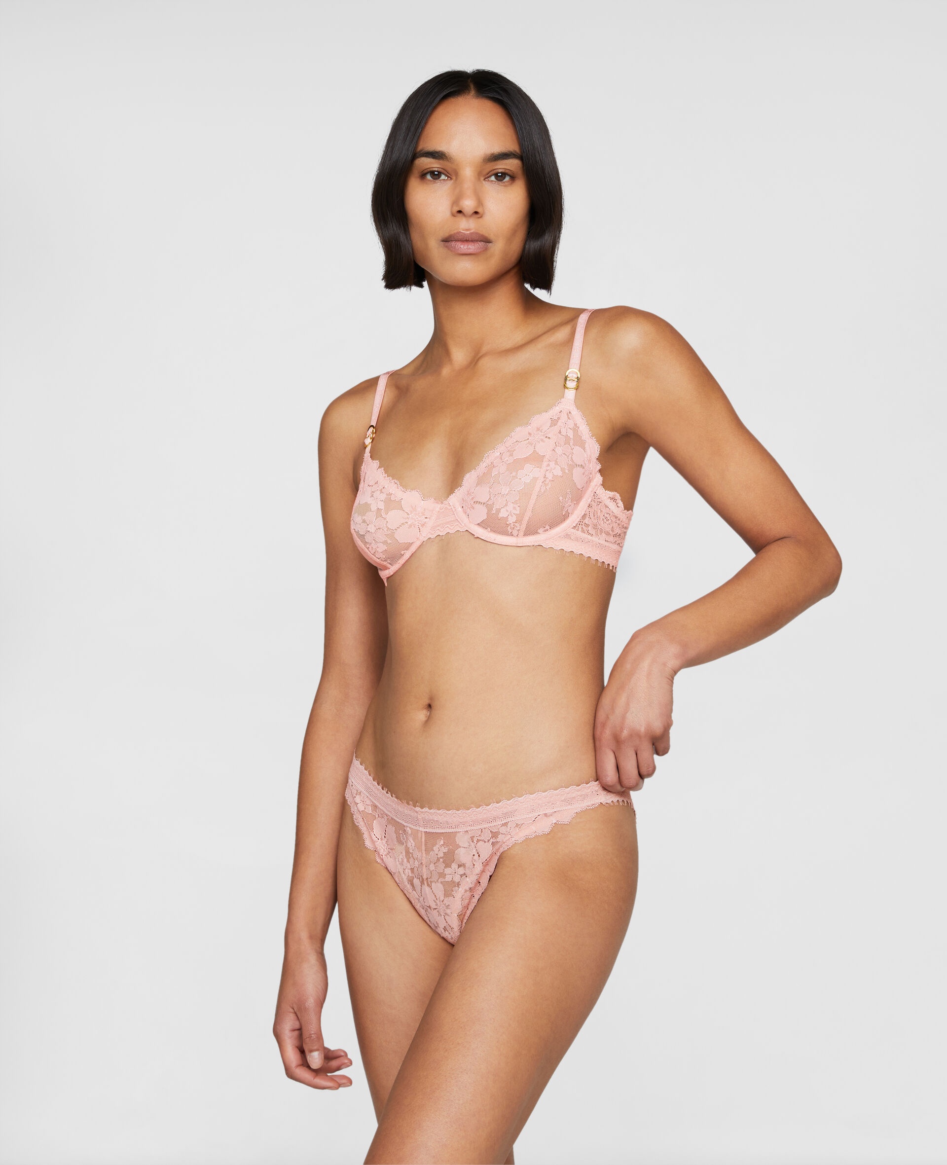 Jersey Lace Bikini Briefs - 2