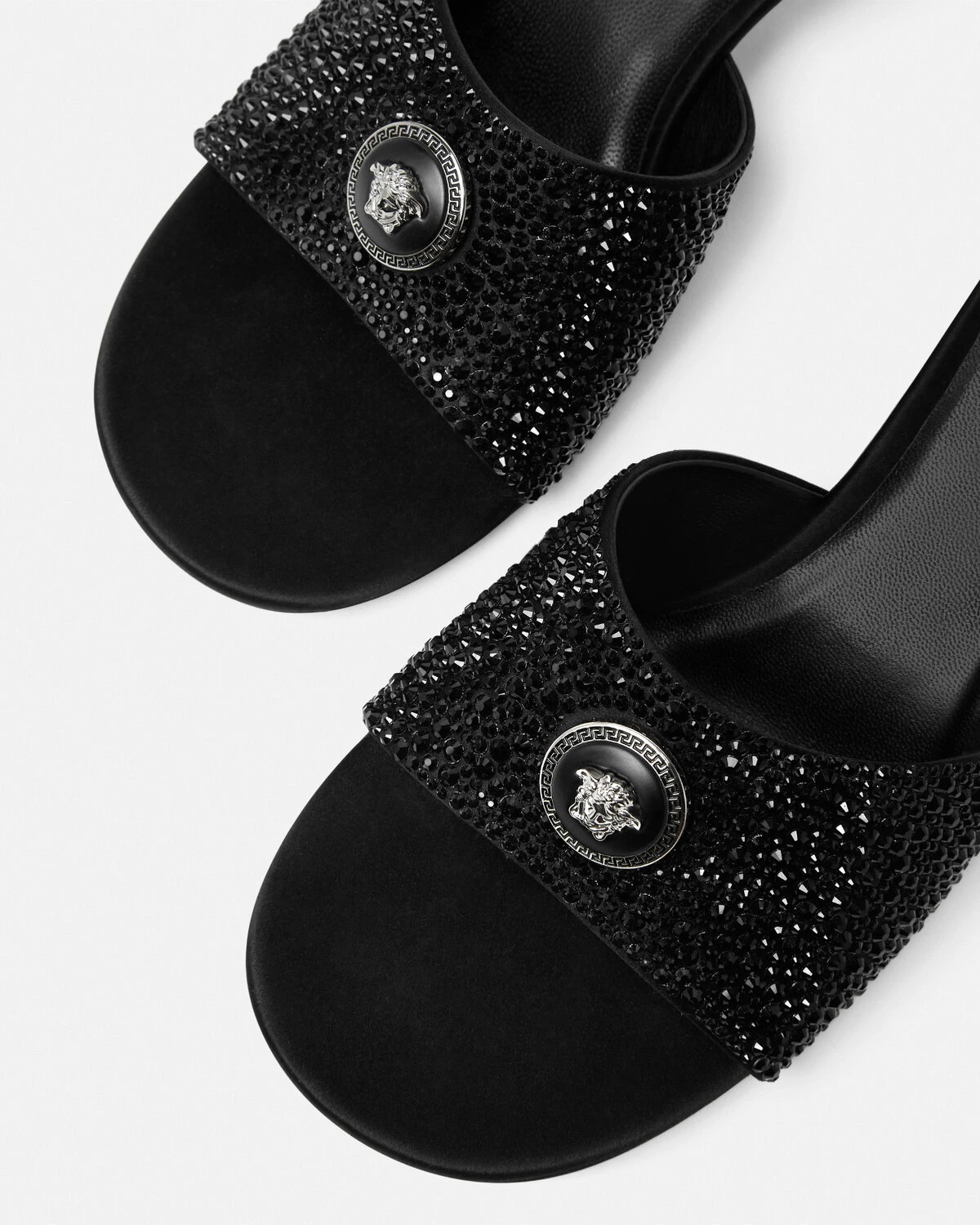 Crystal Alia Mules 45 mm - 5