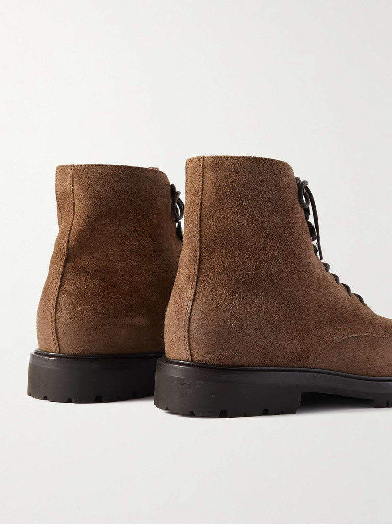 Suede Lace-Up Boots 5