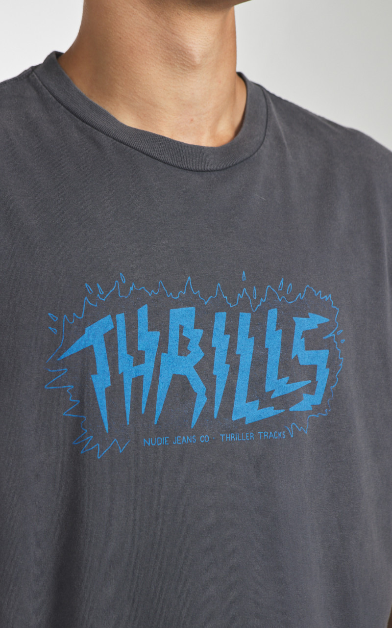 ROY THRILLER TRACKS T-SHIRT ANTRACITE - 4