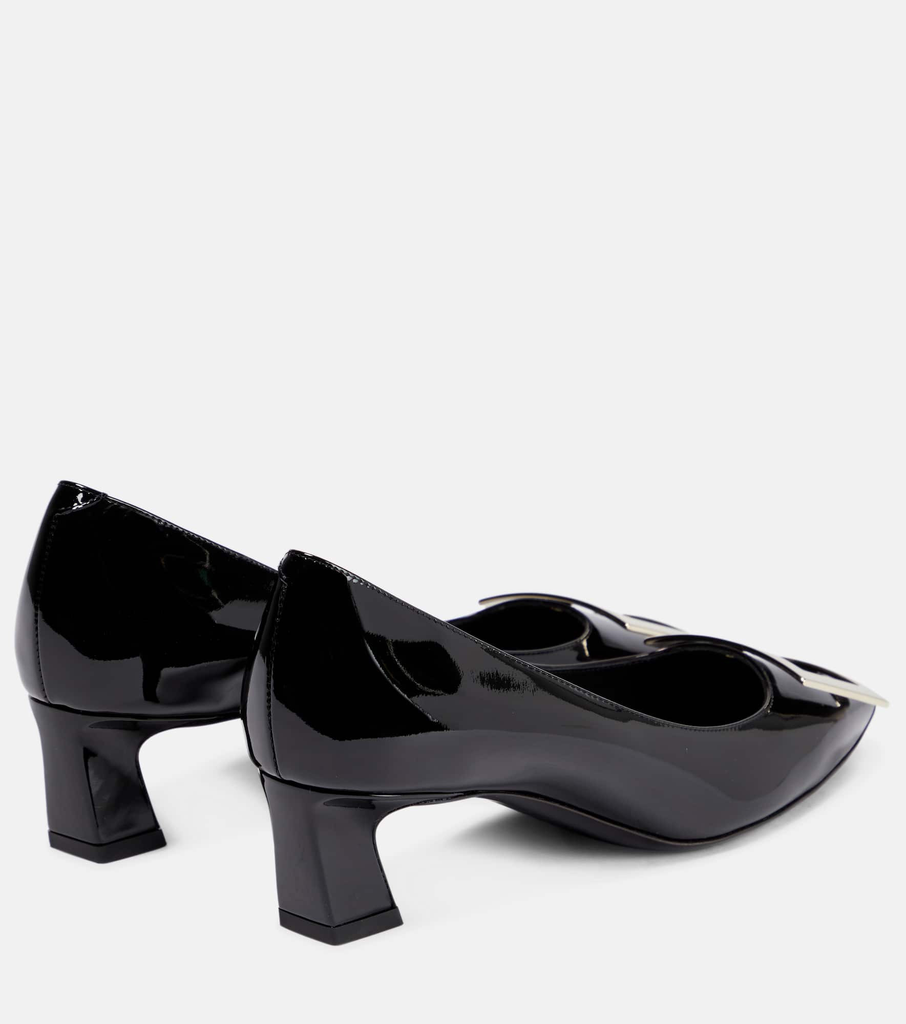 Trompette 45 patent leather pumps - 3
