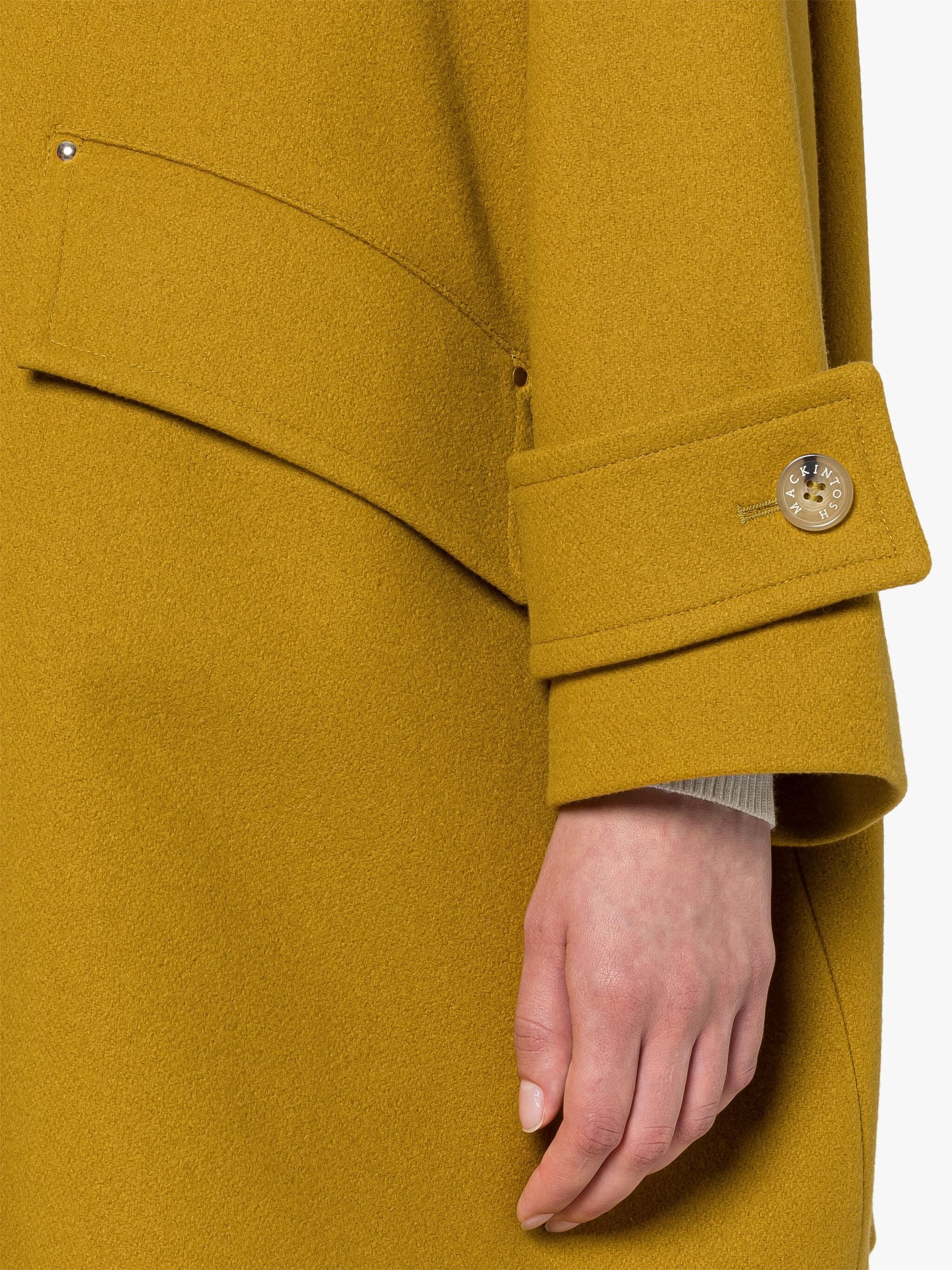 HUMBIE HOOD LEMON WOOL OVERCOAT - 6